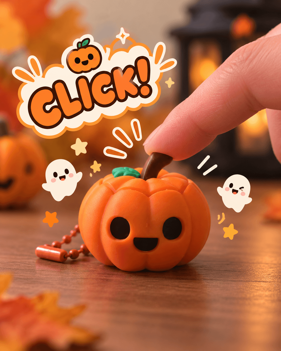 Pumpkin Clicker 🎃 – Calabacita Kawaii Antiestrés de Halloween